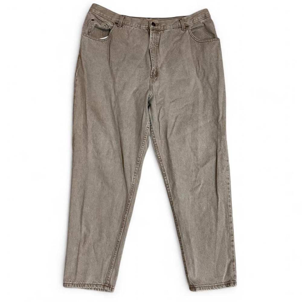 Vintage Crossroads Woman Beige High Rise Jeans – Plus Size 22W